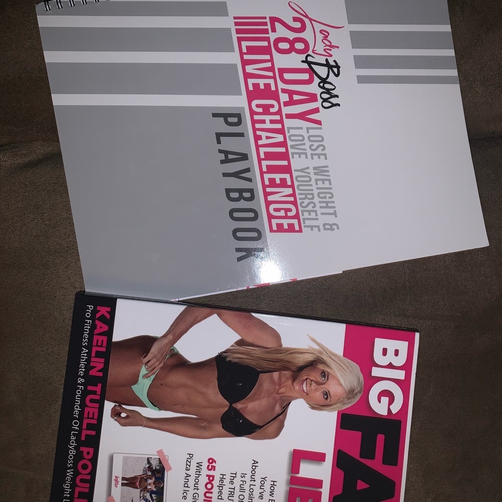 Ladyboss 28 Day challenge book & Big Fat Lies book